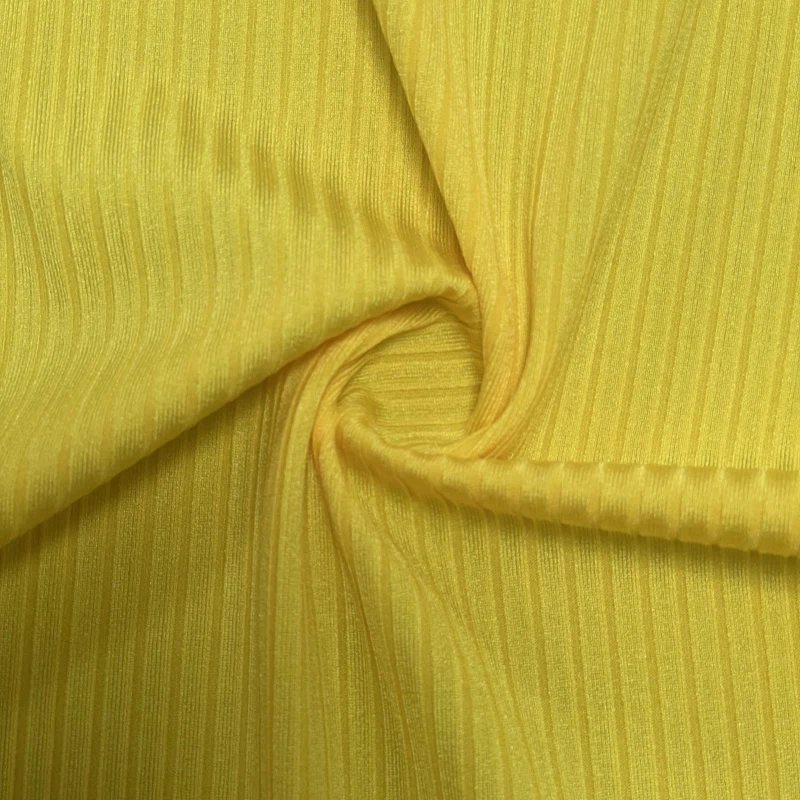 Knitted Rib Fabric For Yoga Wear